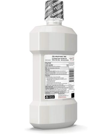 Listerine Whitening Plus Restoring Fluoride Rinse Clean Mint 946 mL - Pack of 2 | Oral Care - Buy Online on GoSupps.com