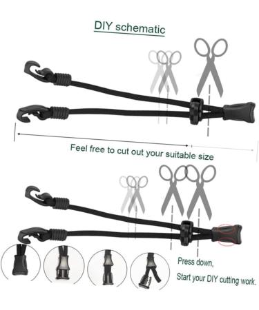 CLISPEED Ear Protection Band - 2pcs Mask Rope Earrings Ear Straps Anti-Strangulation Lanyard for Mouth Cover | International Shipping Available - Buy Online on GoSupps.com