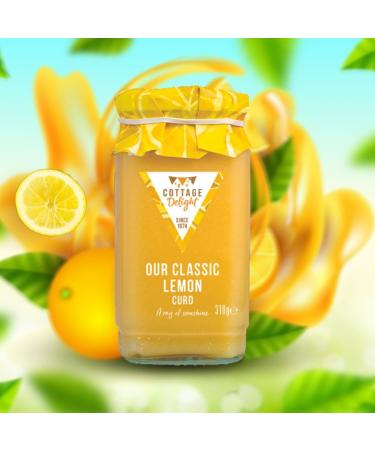 Cottage Delight Curd Pick N Mix - Create Custom Curd Combo with 6+ Flavours | All butter Lemon Lemon & Lime Passion Fruit & Mango Tart Rhubarb | Perfect Curd Gift Set for Curd Lovers - Pack of 2 - Buy Online on GoSupps.com