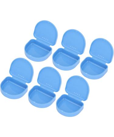 FDIT 12-Part Prosthesis Box & Portable Bath Case | Orthodontic Retainer Cup for Aligner Mouth Protection - Blue - Buy Online on GoSupps.com