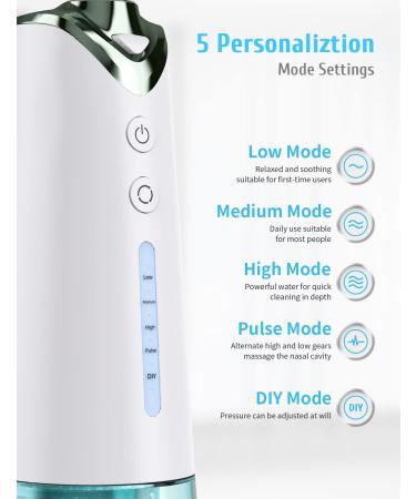 MAOEVER Cordless Sinus Cleaner Machine for Sinus Relief - Electric Nasal Irrigation System for Adults & Kids - Buy Online on GoSupps.com
