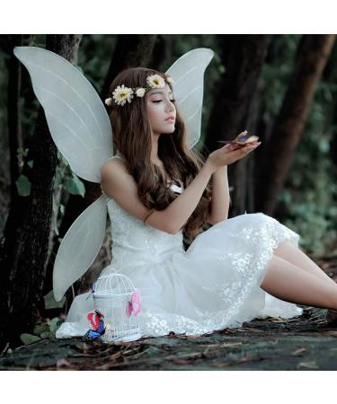 SnailGarden 6Pcs Adjustable Floral Headbands - Rose Flower Crown Wreath for Women, Girls, Teens - Bridal Halo Garland Headpiece with Ribbon for Birthday Party - Buy Online on GoSupps.com