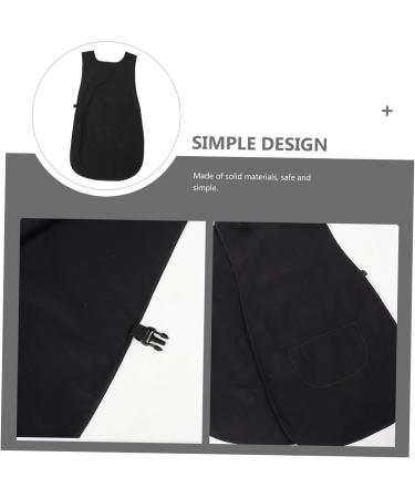 minkissy Barber Apron Work Dress Barber Uniform Vest Double Back Hairdressing Tool Polyester - Buy Online on GoSupps.com