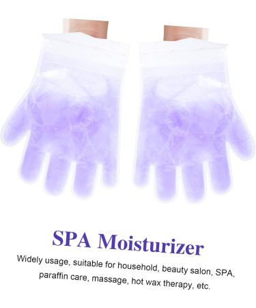 Beatifufu 1 Pair Lavender Hand Wax Set Paraffin Hand Wax Cover Socks for Booties Gel Gloves Gel Socks Spa Gloves Wax Hand Cover Parrafin Wax for Hands Spa Moisturizer Non-woven Fabric Purple - Buy Online on GoSupps.com