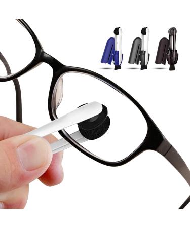 Premium 3pc Eyeglass Cleaner Set | Scratch Remover & Portable Microfiber Technology for Effortless Lens Care - Buy Online on GoSupps.com