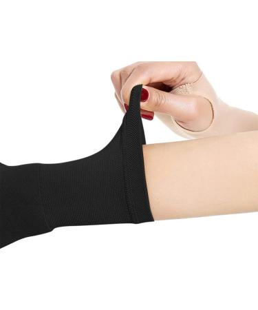 Muised Guard Wrist Gloves Cover Scar Sports Pressure Elastic Protective Gear - Black Medium - Buy Online on GoSupps.com