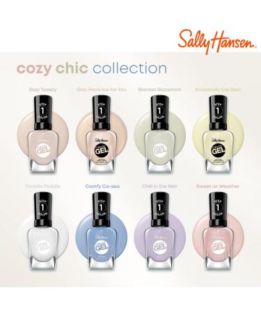 Sally Hansen Miracle Gel Cozy Chic Cuddle Puddle - Long Lasting Gel-Like White Nail Polish (No UV Lamp Required) - Shop Internationally - Buy Online on GoSupps.com