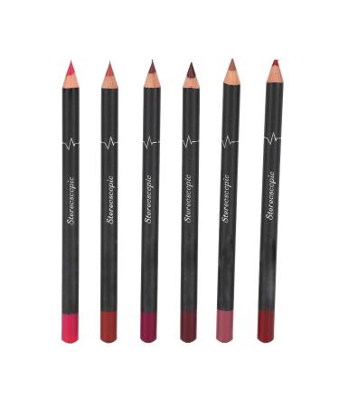 YUYTE 12Pcs Waterproof Lip Liner Contour Pencil Set - Smudge-Proof Matte Lipstick Makeup Tools for Perfect Lips - Buy Online on GoSupps.com