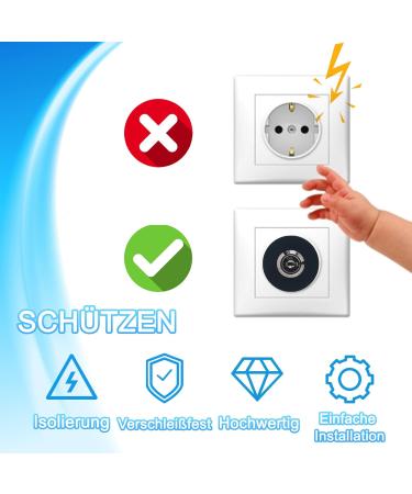 4 Pack Child Locking Sockets - Lockable Power Outlets to Prevent Electricity Theft - Buy Online on GoSupps.com
