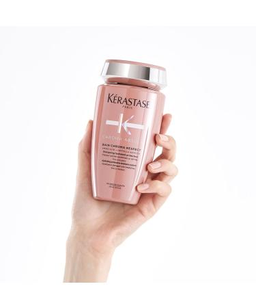 K rastase Bain Chroma Respect Nourishing Shampoo for Damaged & Colored Hair | 250ml - Shine & Smoothness - Buy Online on GoSupps.com