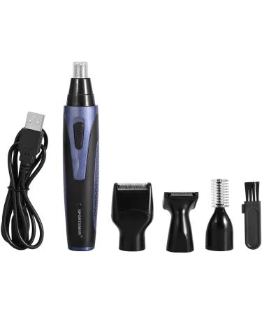 ZJchao 4-in-1 Nose Hair Trimmer & Hair Removal Kit - Rechargeable Waterproof Stainless Steel Electric Shaver for Men & Women - Buy Online on GoSupps.com