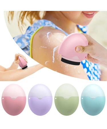 Refillable Roll-On Sunscreen Applicator | Portable Sun Lotion Brush | BPA Free 2-in-1 Sun Cream Roller (Green) - Shop Now - Buy Online on GoSupps.com
