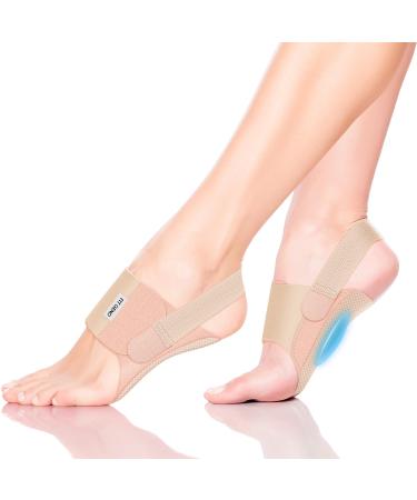 Foot Arch Support for Plantar Fasciitis Pain Relief (Nude)