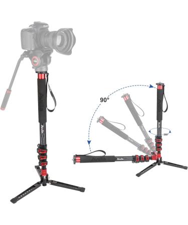 Avella A324D Aluminum 67 Inch Camera Monopod - Professional Telescopic Video Monopod with Tripod Base for DSLR Cameras - Buy Online on GoSupps.com