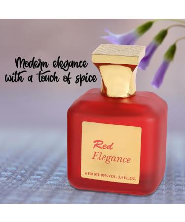 EBC PERFUME Red Elegance Perfume - Eau De Parfum for Women - 3.4 fl.oz - Buy Online on GoSupps.com
