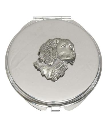 Spaniel Head Compact Mirror Handbag Gift With Free Engraving 339