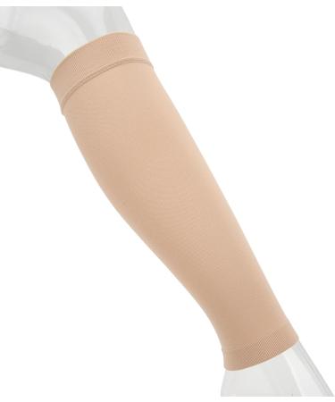 Buy Medical Calf Compression Stockings - Anti-Visible Men & Women Sports Socks for Swelling - L Skin Color - Buy Online on GoSupps.com