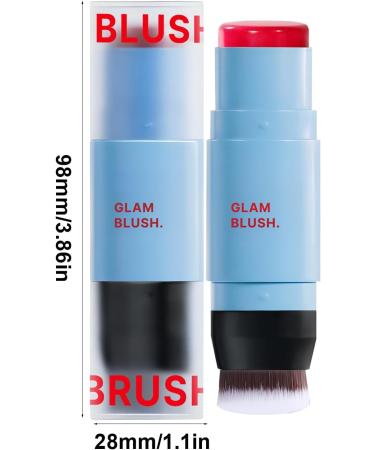 Creamy Blush Stick | Creamy 2-in-1 Lip & Cheek Blush - Double Ends Moisturizing Instant Color - Ideal for Everyday Use and Travel - Buy Online on GoSupps.com