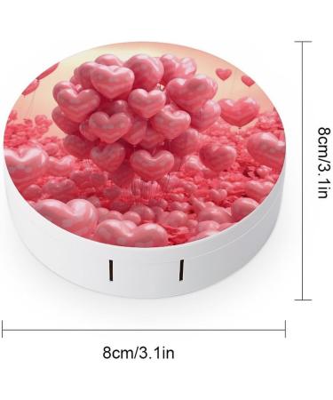 Heart Shaped Balloon Contact Lens Case - Portable Travel Storage Box for Contacts - Buy Online on GoSupps.com