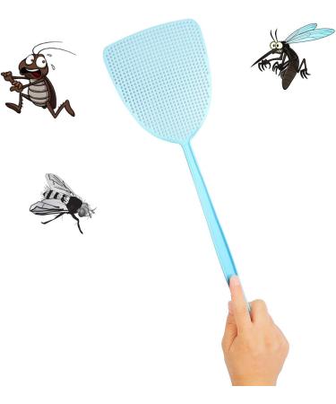 Bottokan Plastic Fly Swatters - 6 Pack Long Handle Manual Swat for Flies & Mosquitoes - Durable & Flexible Fly Swatter Set for Home & Kitchen - Buy Online on GoSupps.com