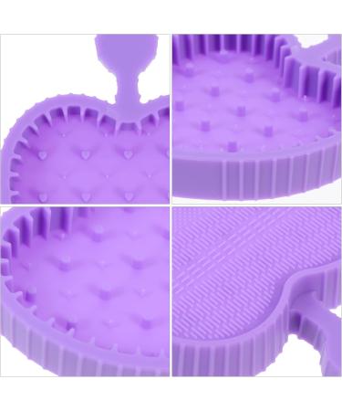 MAGICLULU Makeup Brush Cleaning Pad Makeup Pallets Brush Cleaner Pad Makeup Tools Silicone Makeup Tool Cleaner Beauty Makeups Tool Clean Supplies Purple Cosmetic Make up Silica Gel 12x9cm Purple - Buy Online on GoSupps.com