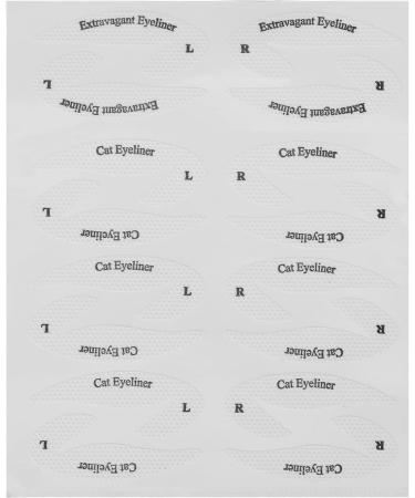 Eye Makeup Template Molds Pads Eyebrow Stencils Kit Various Eye Shapes Highly Effective Professional for Studio for Beginners - Buy Online on GoSupps.com
