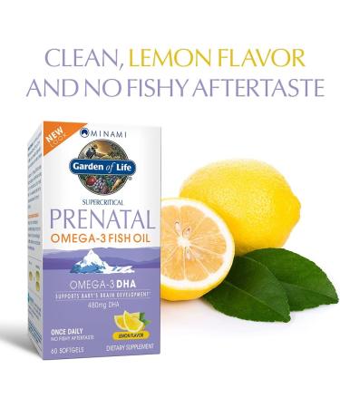 Garden of Life Women s Prenatal Multivitamin with Vitamin D3 B6 B12 C & Iron & Prenatal DHA Omega 3 Fish Oil - Minami Natural Prenatal 60 Softgels - Buy Online on GoSupps.com