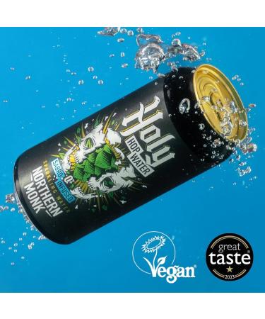 Northern Monk Brew Sabro Sparkling Water Hop Infused Carbonated Water NO Sugar NO Sweeteners NO Caffeine 0.0% Less Than 10 Calories Vegan 12 x 440ml Cans - Buy Online on GoSupps.com