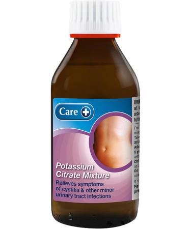 CARE OTC Medicines Female Health Potassium Citrate Mixture 1.5G/5ML/1.1G/5ML 200ML