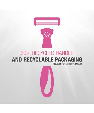 BIC Click 5 Soleil Women's Disposable Razors - 5 Blades, Moisture Strip, 2 Handles, 8 Cartridges - 10 Piece Set - Buy Online on GoSupps.com