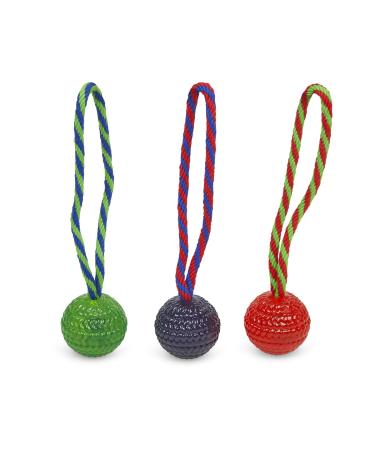 Petface Toyz Chew and Bouncy Rope Ball for Dog - One Supplied Colour May Vary - Buy Online on GoSupps.com