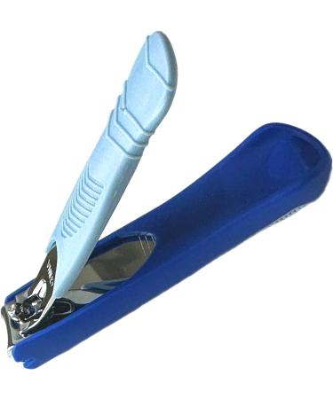 Comfort Hold Nail Clippers with Non-Slip Ribbed Cushion - Stainless Steel Sharp Trimmer for Men and Women with Arthritis or Unsteady Hands - Buy Online on GoSupps.com