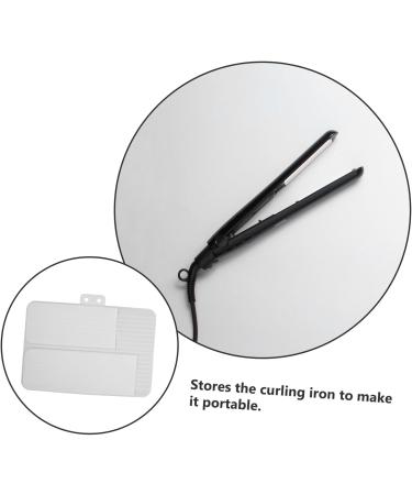 Didiseaon Hair Rollers White Curling Iron Storage Organizer Curling Wand Hair Crimper 29.00X22.00X1.00CM White - Buy Online on GoSupps.com