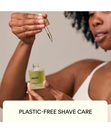 Leaf Shave Calming Serum Refill | All-Natural Facial Oil for Redness Relief & Skin Hydration - 1 fl oz - Buy Online on GoSupps.com