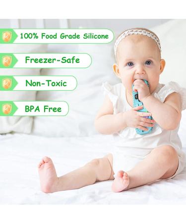 Goorder Silicone Baby Teething Ring - BPA-Free Soft Toys for 6-12 Months | Safe & Fun Teething Relief for Babies and Toddlers - Buy Online on GoSupps.com