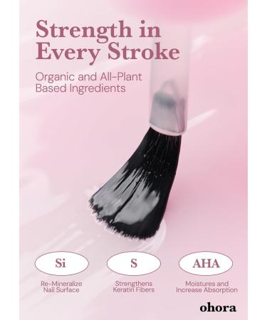 ohora Pro Nail Strengthener - Naturally-Derived Formula with Organic Silicium AHA and MSM for Healthy Strong Nails with a Beautiful Sheen - Buy Online on GoSupps.com