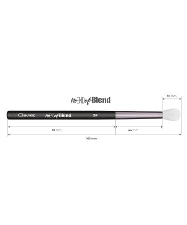 Clavier No End of Blend 217c - Perfect Eyeshadow Brush for Flawless Finish | 15g 165mm Long - Buy Online on GoSupps.com