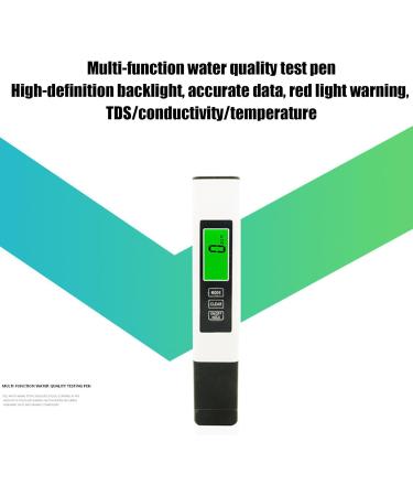 TDS Meter Digital Water Tester - Electronic Water Tester | Accurate Digital Water Tester for Drinking Water Quality Well Swimming Pool White - Buy Online on GoSupps.com