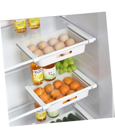 UKCOCO 4 pcs Multi-purpose Household Egg Storage White Case Drawer Type Container Home Refrigerator Fridge Whitex2pcs 26x18cmx2pcs - Buy Online on GoSupps.com
