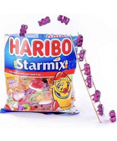 2 x Haribo Starmix Share Bags 140g - Fruit Flavoured Gummy Jelly Sweets Candy Perfect for Parties & Celebrations Multipack - Buy Online on GoSupps.com