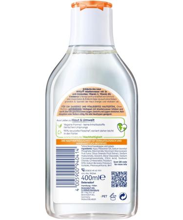 NIVEA Micellar Water Vitamin C All Skin Types 400 ml - Buy Online on GoSupps.com
