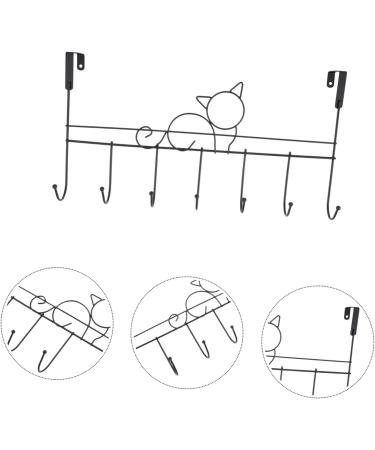 SOESFOUFU Cabinet Towel Holder Wall Mount Coat Rack Hat Hangers Outdoor Hooks Over The Drawer Rack Cupboard Door Hanging Storage - Buy Online on GoSupps.com