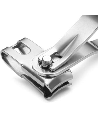 OUSIKA Nail Clippers 360 Degree Rotation Stainless Steel Nail Clipper Cutter Trimmer Manicure Art Toe Nail Scissors 1 PC Nails - Buy Online on GoSupps.com
