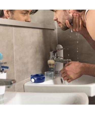 Linkidea Ceramic Shaving Soap Bowl - Non-Slip Handle, Wide Mouth, Large Capacity - Royalblue - Buy Online on GoSupps.com