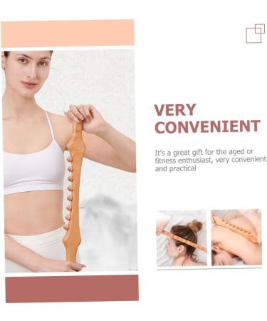 Shop OHPHCALL GUA SHA Wooden Body Massage Roller Reflex Zone & Abdominal Massage Tool Acupuncture Stick for Fitness - Buy Online on GoSupps.com
