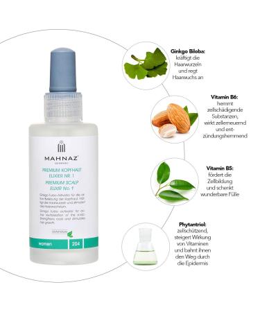 Mahnaz for Women - Premium Scalp Elixir No.1 | Prevent Hair Loss Stimulate Growth | Vegan Hair Serum | 100 ml - 2-Month Supply - Buy Online on GoSupps.com