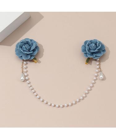 Chinese Flower Hair Clip With Pearl Cosplay Headwear For Woman Girls Taking Photo Shopping Travel Non-slip Hairpin Hair Barrettes For Daily Life Small Lovely Hair Barrettes For Woman Small Hair - Buy Online on GoSupps.com