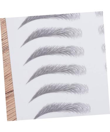 FOMIYES 4 Pcs 3d Eyebrow Stickers Water Proof Stickers Waterproof Sticker False Eyebrows Man Patch Cosmetic - Buy Online on GoSupps.com