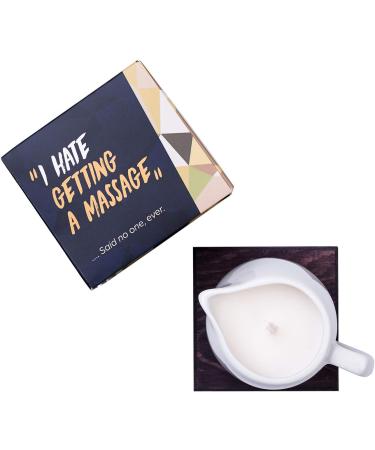 Kissable Unscented Massage Oil Candle - Sensual & Romantic Melting Candles for Relaxing Massages | International Shipping Available - Buy Online on GoSupps.com