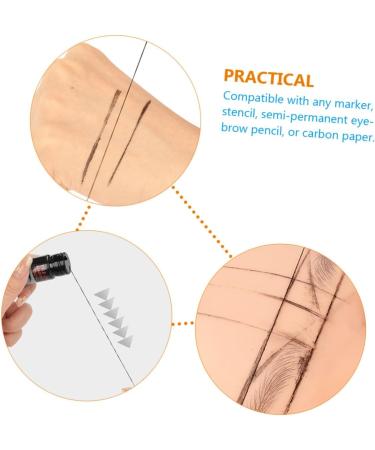 Angoily Eyebrow Ink Black Line Measuring Tool Eyebrow Microblading Ruler Eyebrow Mark Ruler String Portable - Buy Online on GoSupps.com